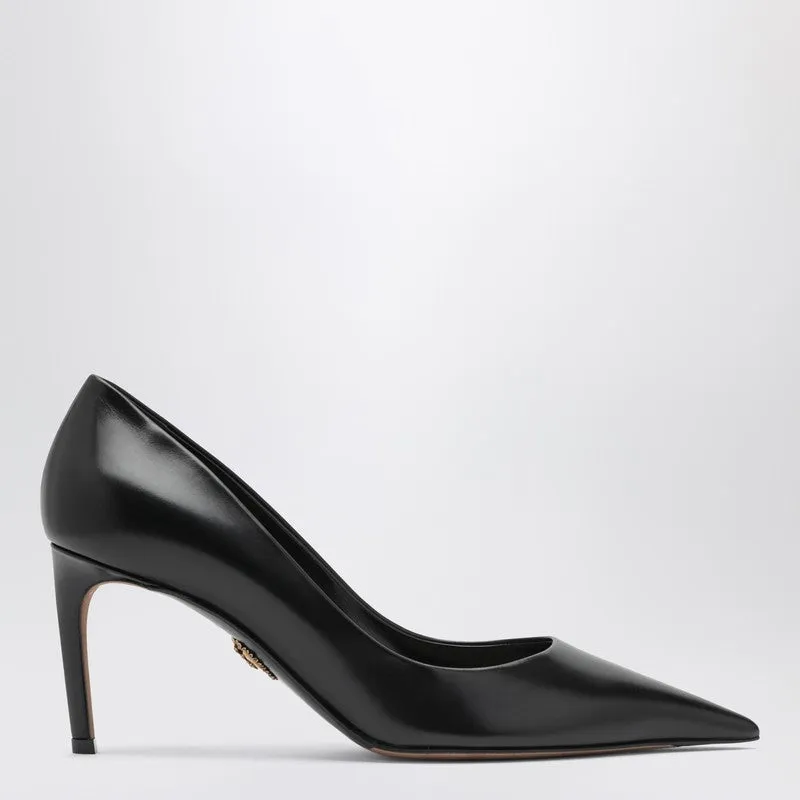 Black Calfskin Devotion Pumps sold by Wanan Luxury