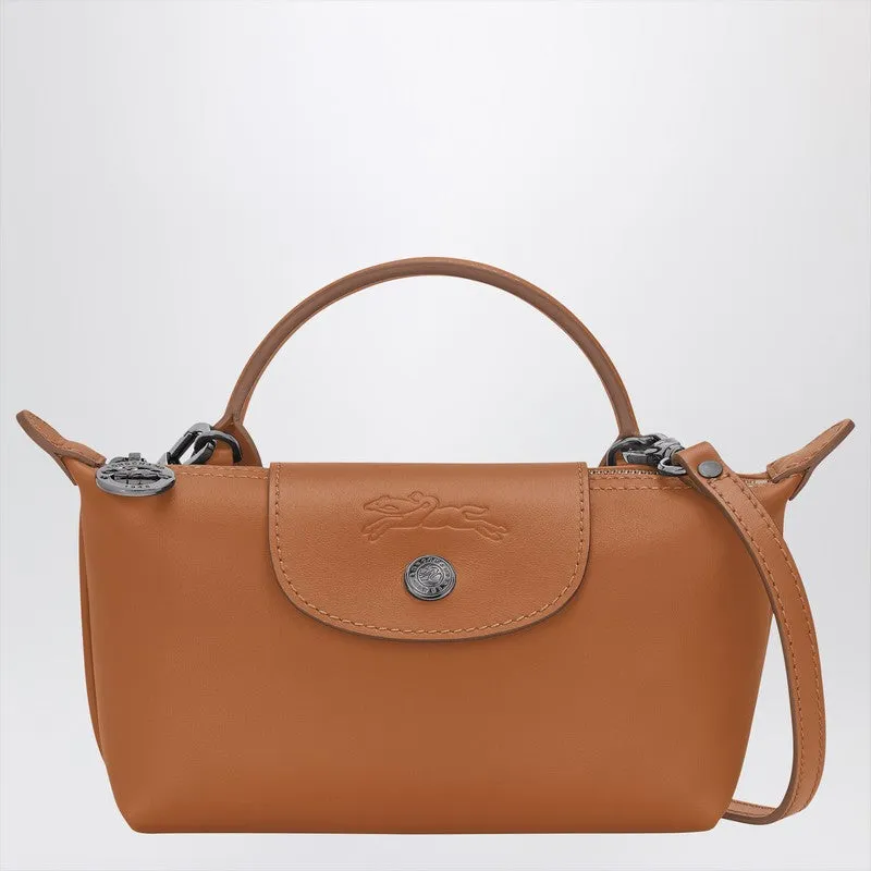 Pochette Le Pliage Xtra Xs In Cashew Colour made by Longchamp