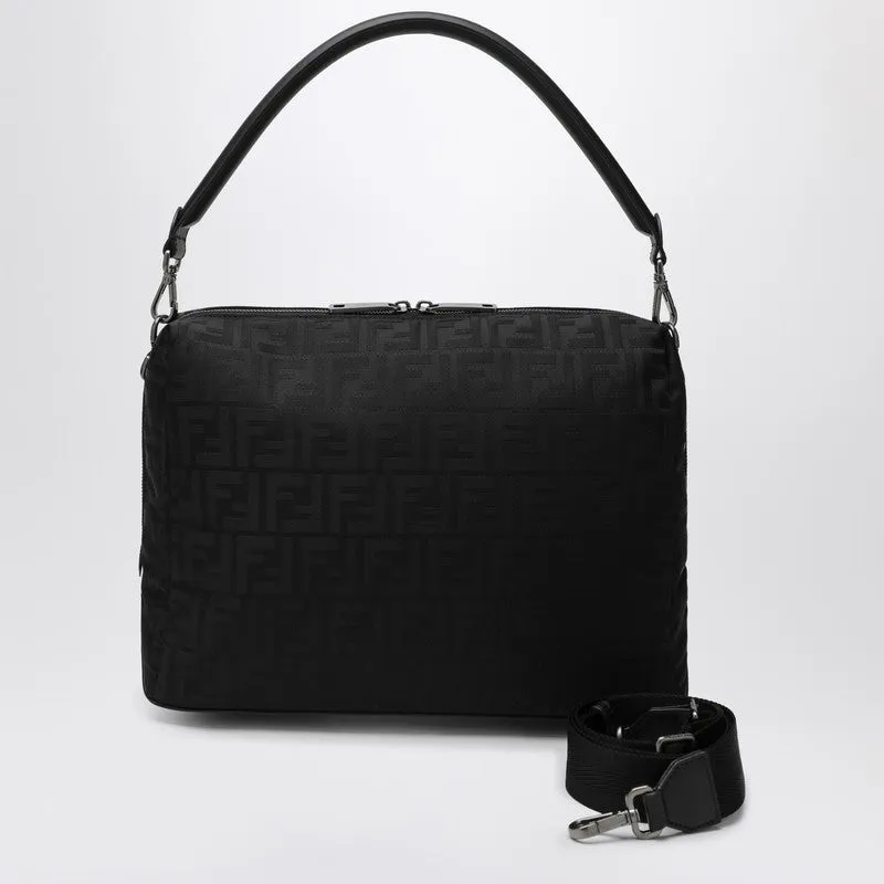Lui Black Nylon Large Bag sold by Wanan Luxury