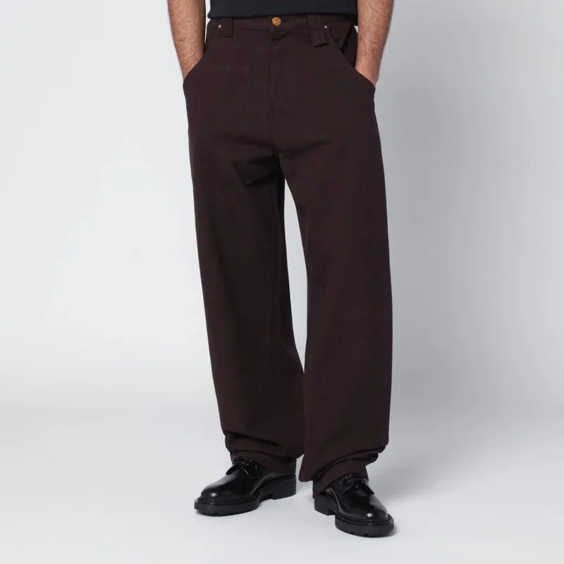 Bad Boy Brown Jeans made by Willy Chavarria