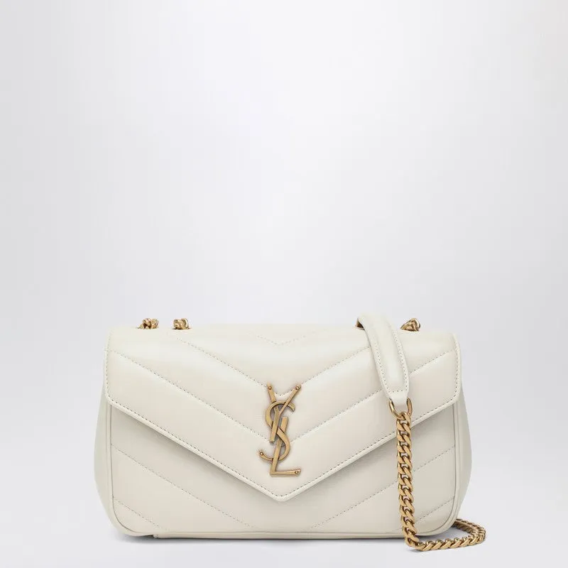 Lou Lou Small Bag White Leather sold by Wanan Luxury