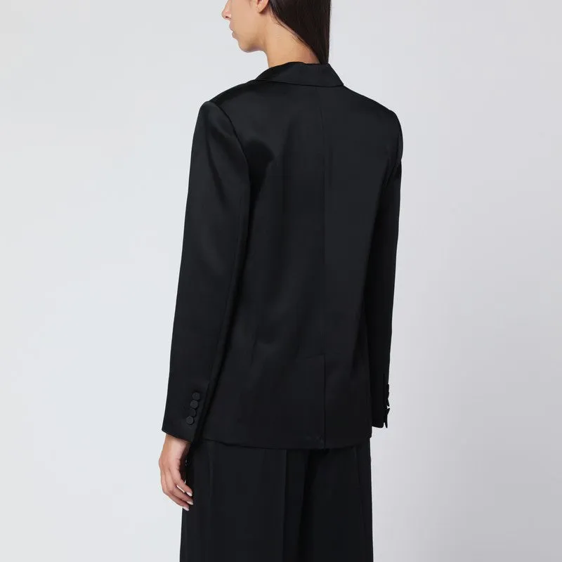 Black Double-Breasted Jacket sold by Wanan Luxury product image thumbnail 2