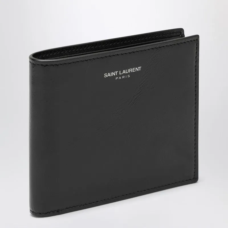 Black Leather Bi-Fold Wallet sold by Wanan Luxury