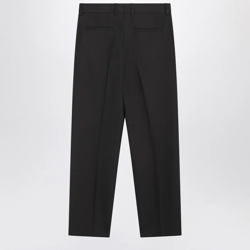 Brown Wool Trousers sold by Wanan Luxury product image thumbnail 2