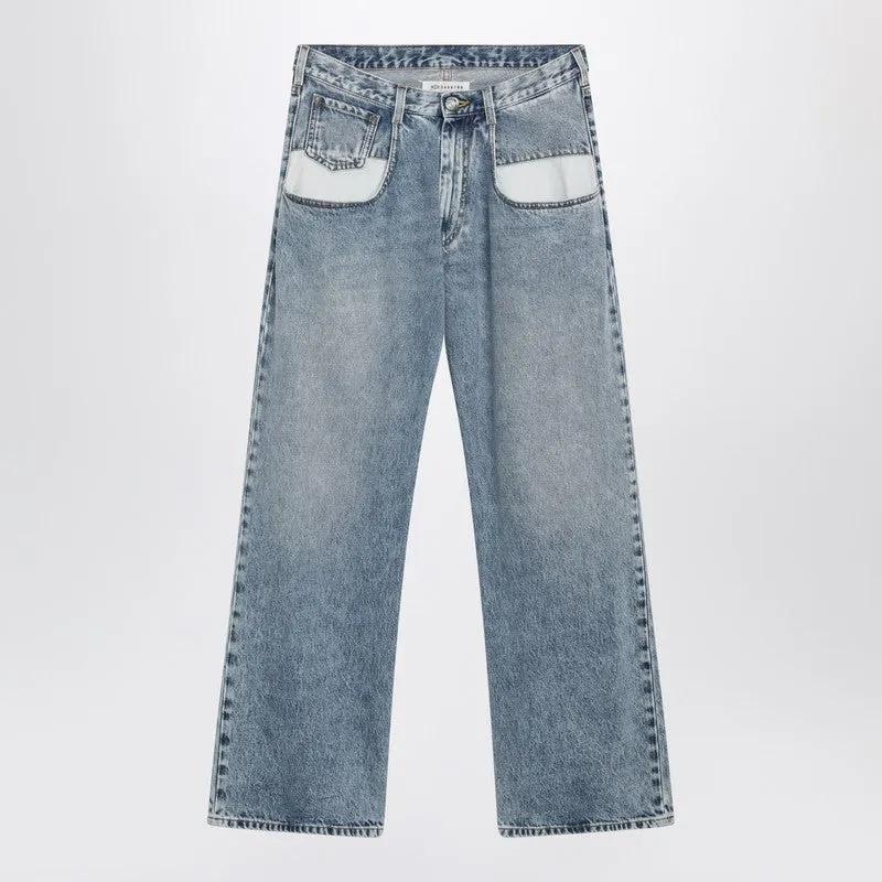 Blue Jeans With Contrast Pockets sold by Wanan Luxury