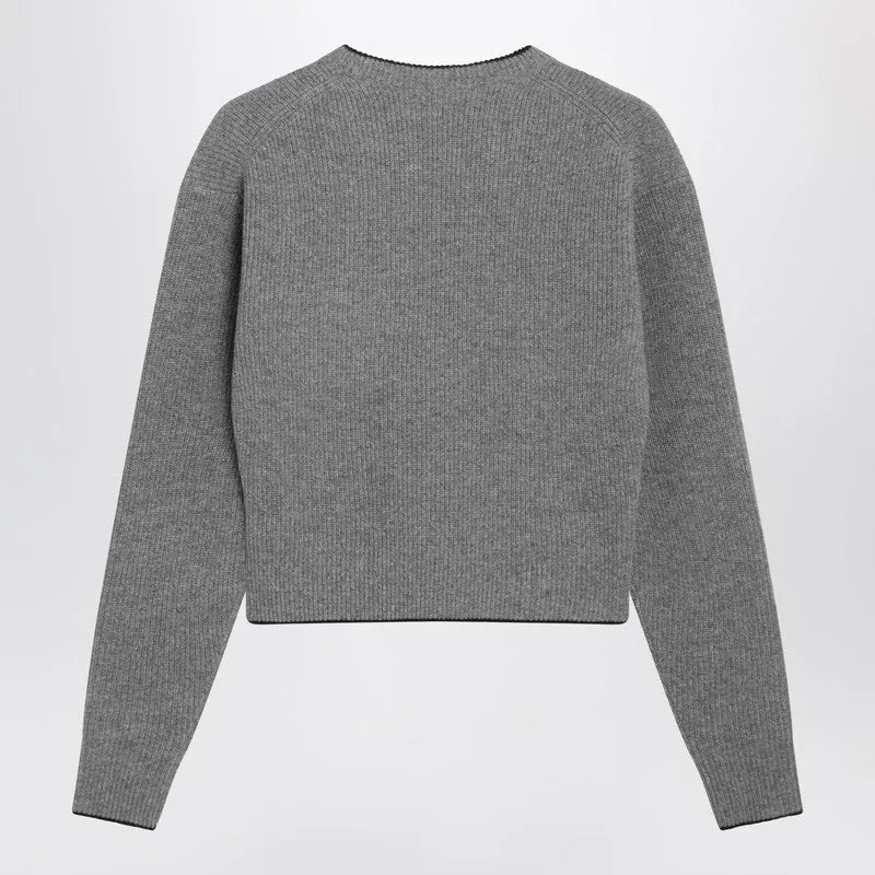 Gray Wool And Cashmere Sweater sold by Wanan Luxury product image thumbnail 2