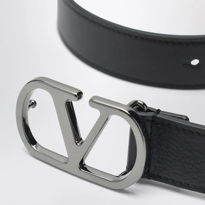 Black V Logo Signature Belt sold by Wanan Luxury product image thumbnail 2