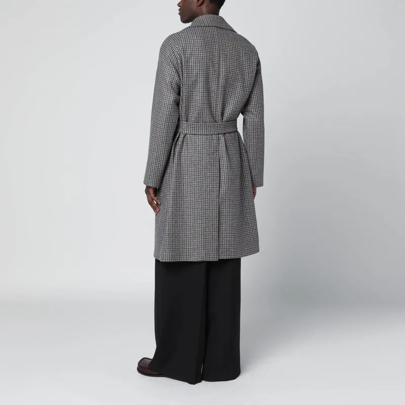 Houndstooth Belt Coat sold by Wanan Luxury product image thumbnail 2