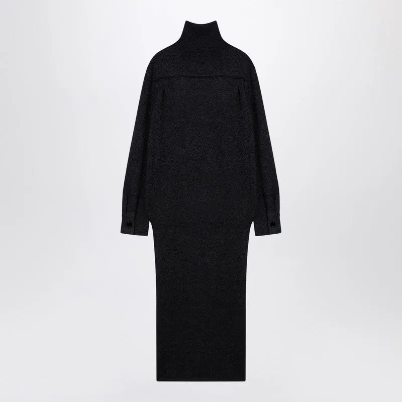 Dark Grey Turtleneck With Drawstring sold by Wanan Luxury product image thumbnail 2