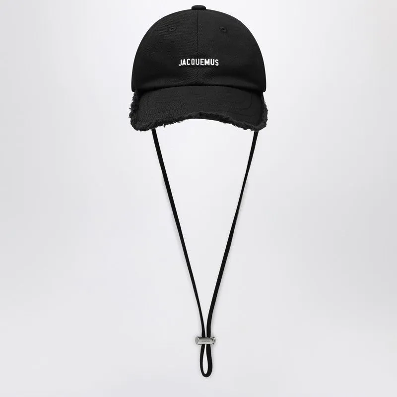 Hat The Cap Artichoke Black In Cotton made by Jacquemus