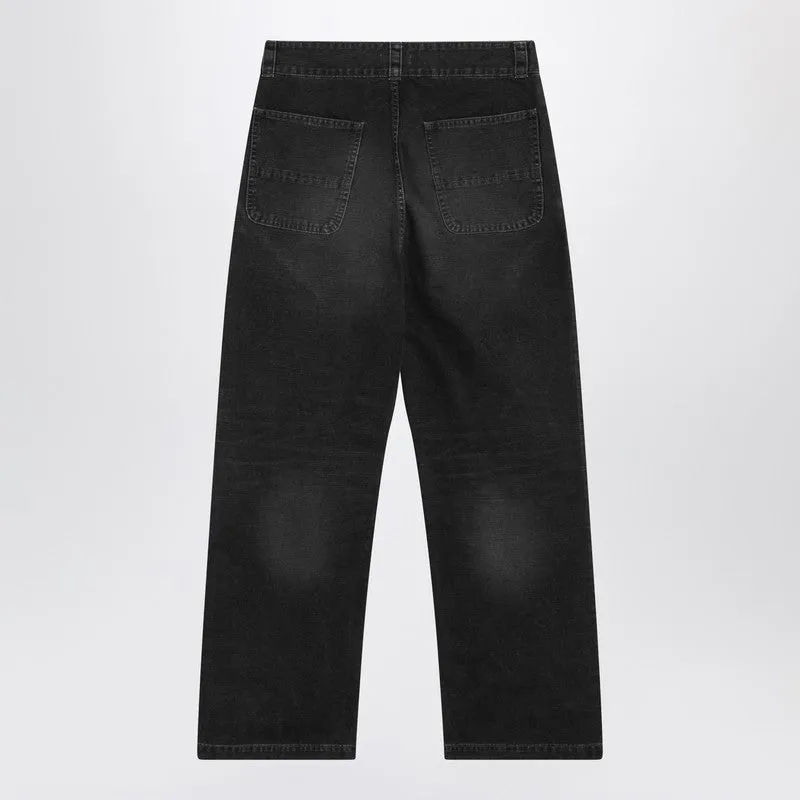 Black Washed-Effect Jeans sold by Wanan Luxury product image thumbnail 2