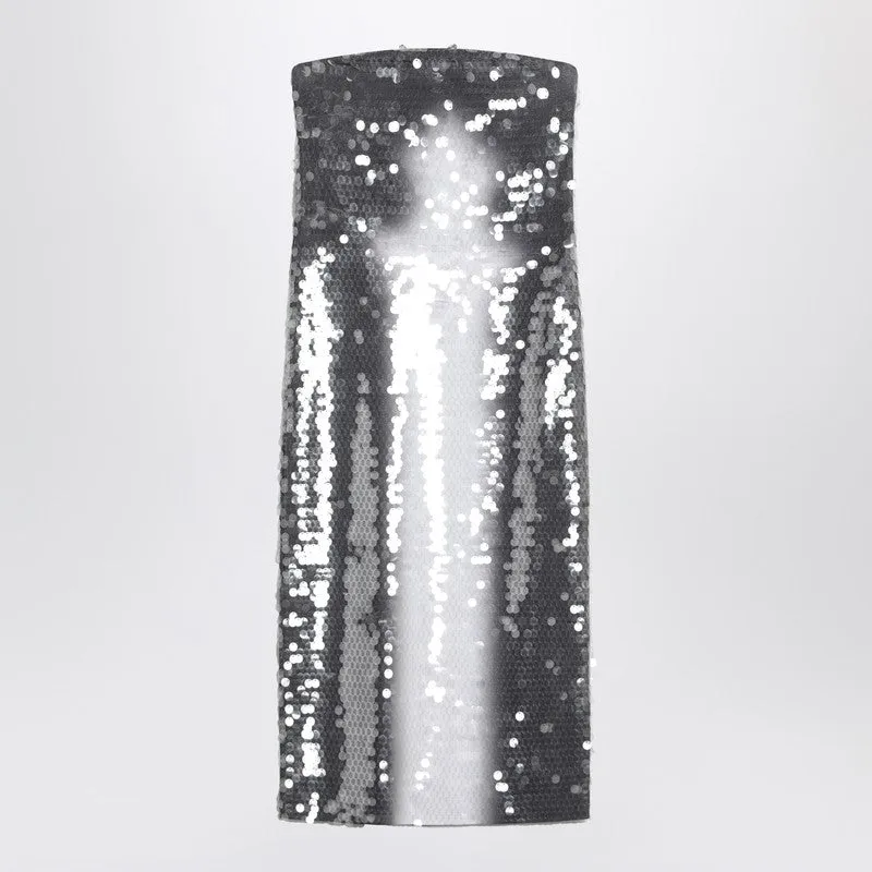 Midi Dress With Gradient Sequin Effect sold by Wanan Luxury
