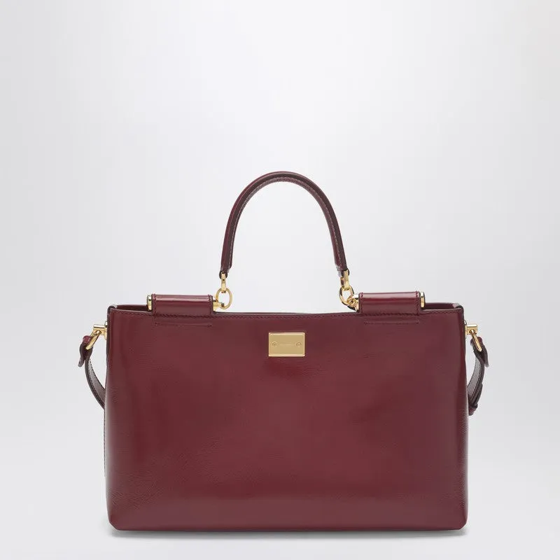 Vittoria Handbag In Dark Red Leather sold by Wanan Luxury product image thumbnail 2