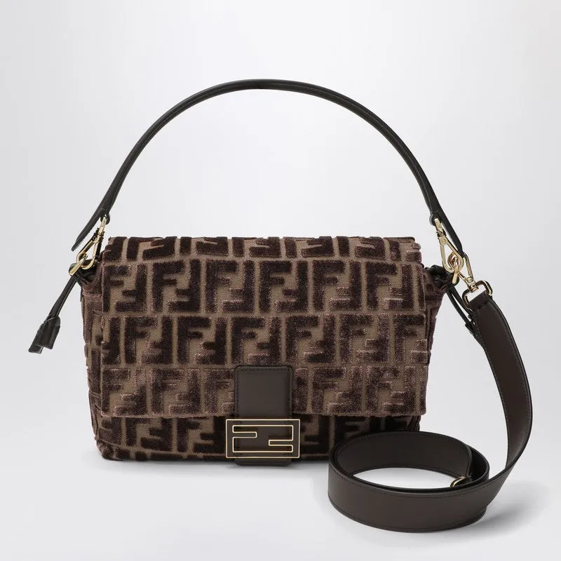 Mamma Baguette Medium Velvet Bag sold by Wanan Luxury