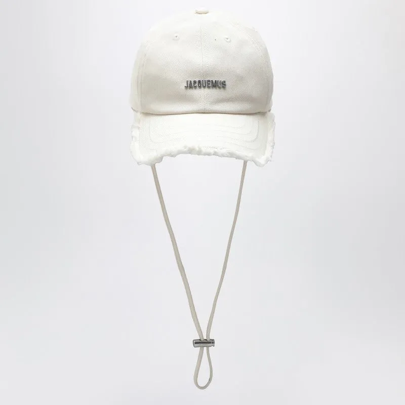 La Casquette Artichaut White Cap sold by Wanan Luxury