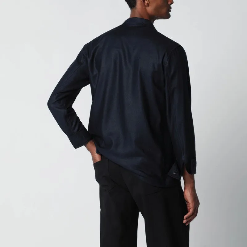 Blue Silk Jacket sold by Wanan Luxury product image thumbnail 2