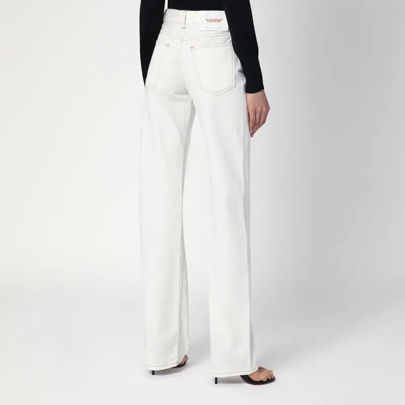 White Denim Jeans sold by Wanan Luxury product image thumbnail 2