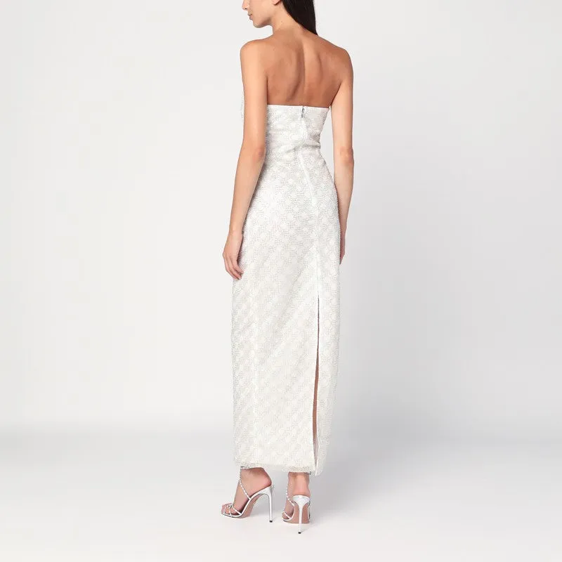 Long Cream-Colored Dress With Sequins sold by Wanan Luxury product image thumbnail 2
