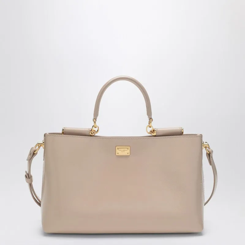 Vittoria Handbag In Flesh-Coloured Leather sold by Wanan Luxury