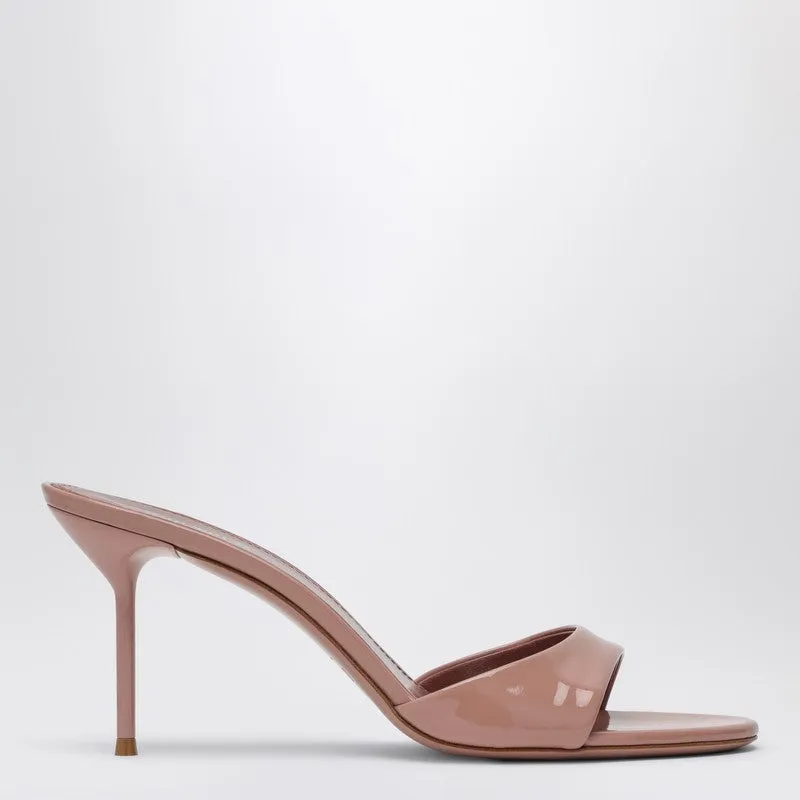 Lidia Mule In Antique Pink Patent Leather sold by Wanan Luxury