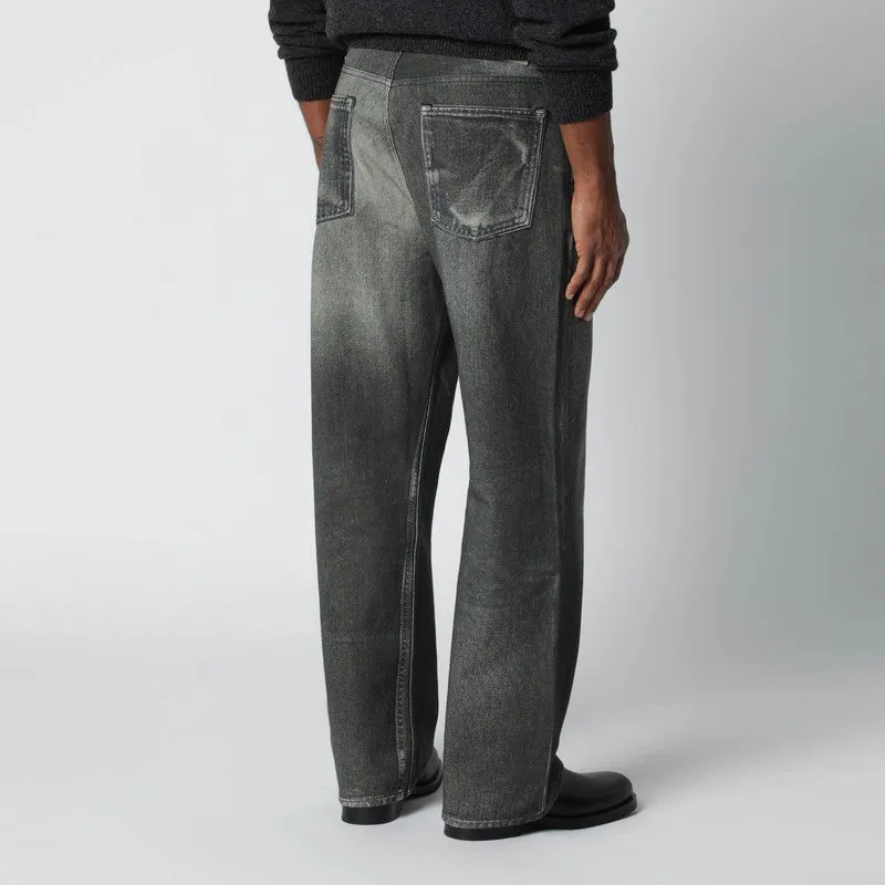 Black Jeans With Aurora Print sold by Wanan Luxury product image thumbnail 2