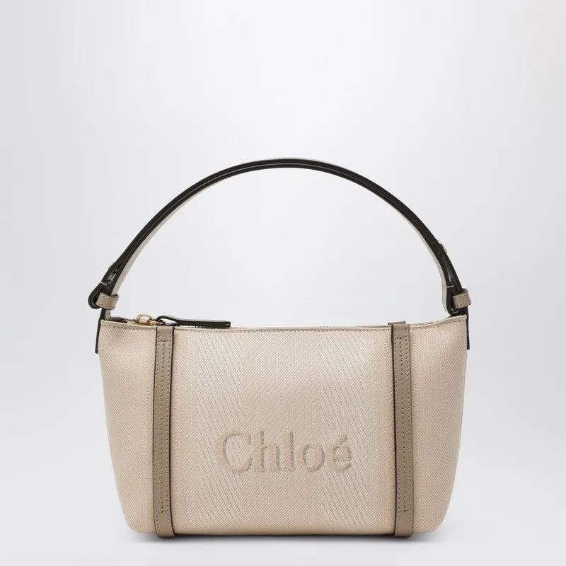 Chloé Carry Bag In Pink Beige Striped Canvas sold by Wanan Luxury