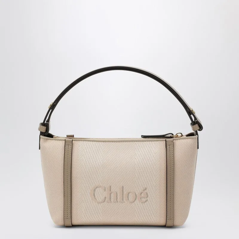 Chloé Carry Bag In Pink Beige Striped Canvas sold by Wanan Luxury product image thumbnail 2