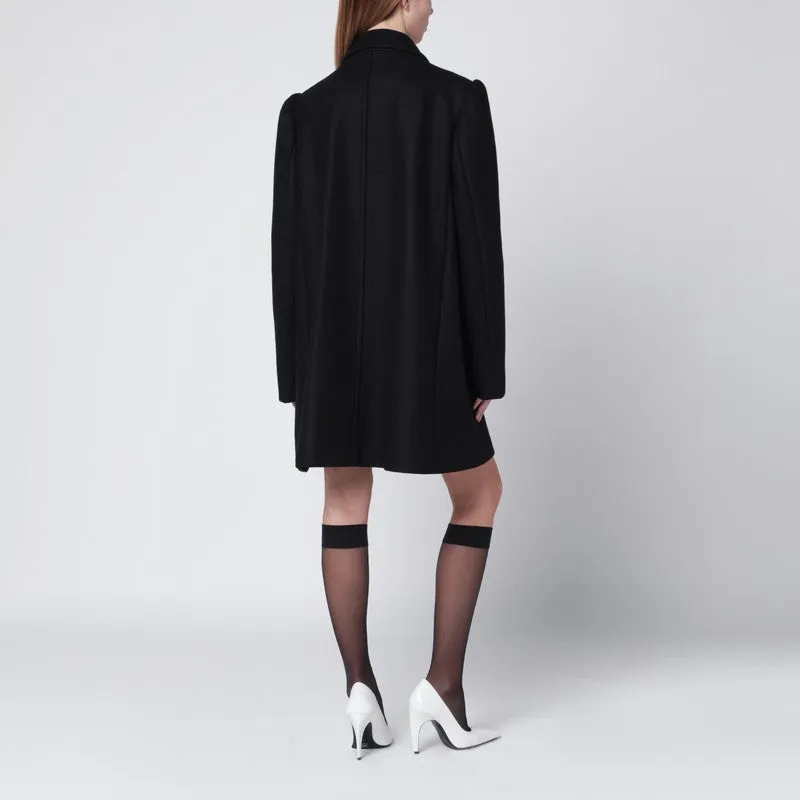 Black Coat With Embroidery Detail sold by Wanan Luxury product image thumbnail 2