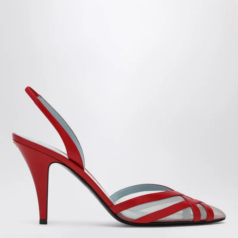 Red Impu Dance Slingback Décolleté sold by Wanan Luxury