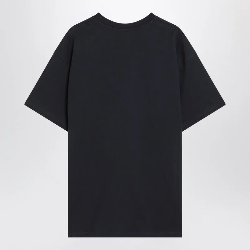 Navy Short-Sleeved T-Shirt With Logo sold by Wanan Luxury product image thumbnail 2
