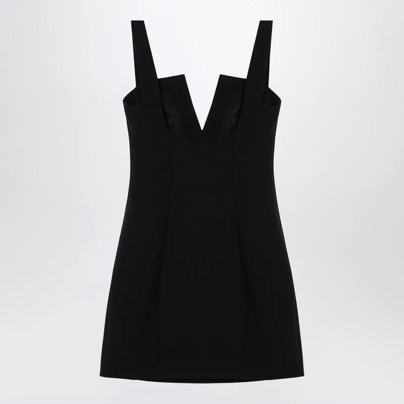 Black Crêpe Mini Dress sold by Wanan Luxury product image thumbnail 2