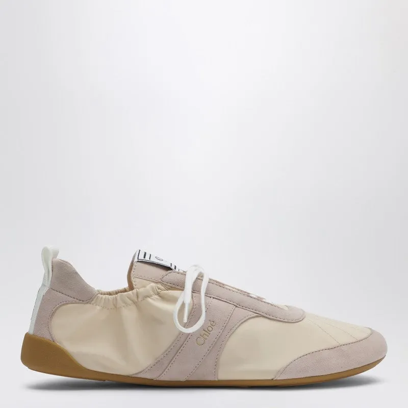Chloé Kick Sneakers In Blushy Beige made by Wanan Luxury