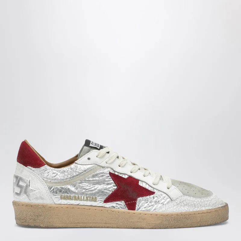 Ball Star Silver/Red Sneakers sold by Wanan Luxury