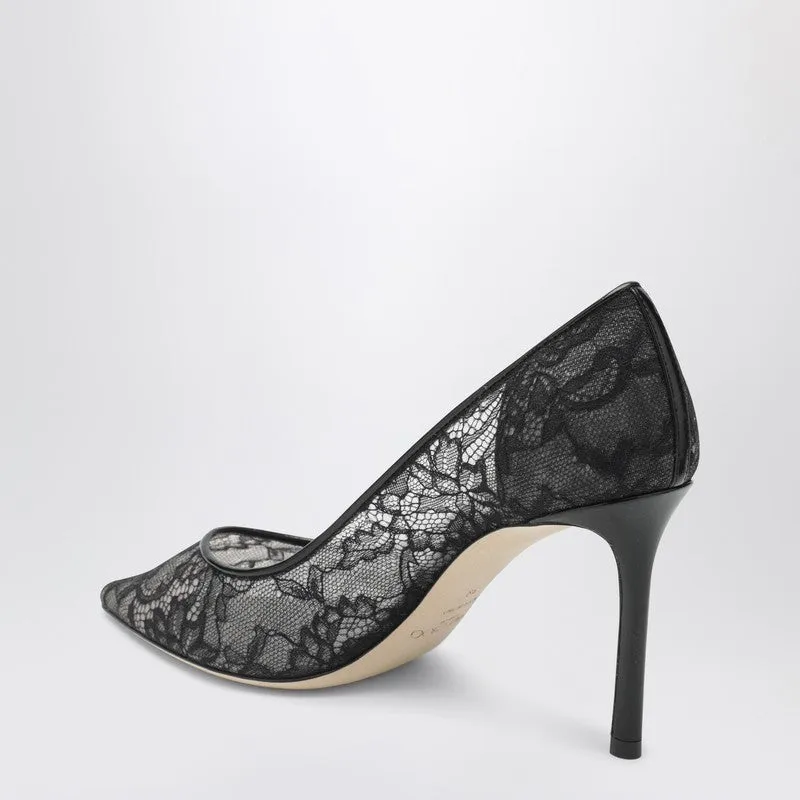 Romy 85 Pumps In Lace With Logo sold by Wanan Luxury product image thumbnail 2