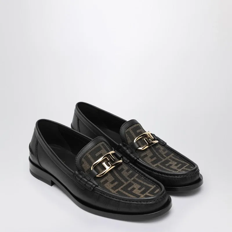 Black Fendi O’lock Loafers made by Fendi