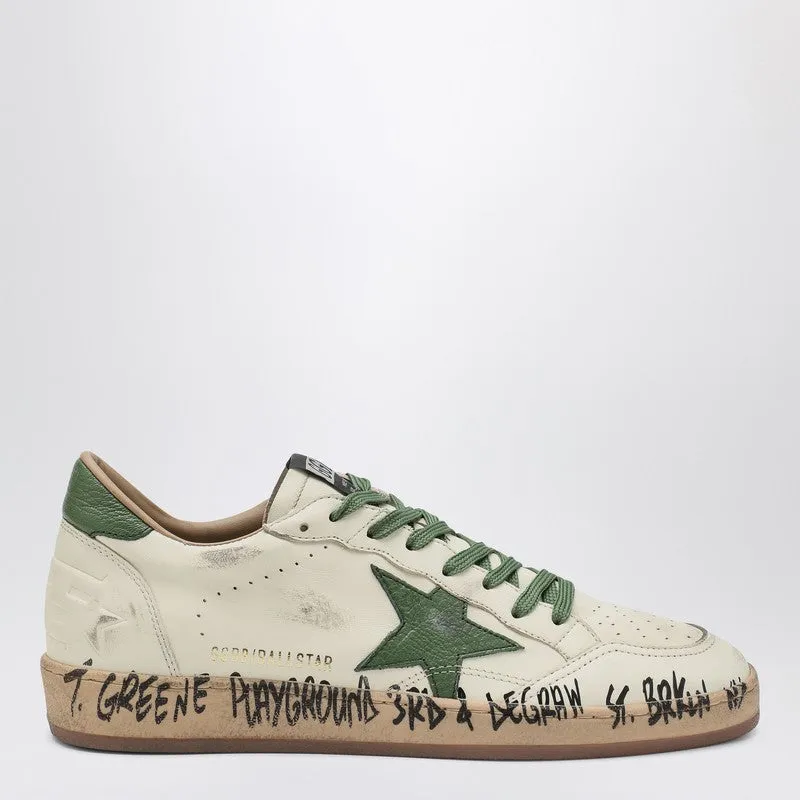 Sneaker Ballstar White/Green sold by Wanan Luxury