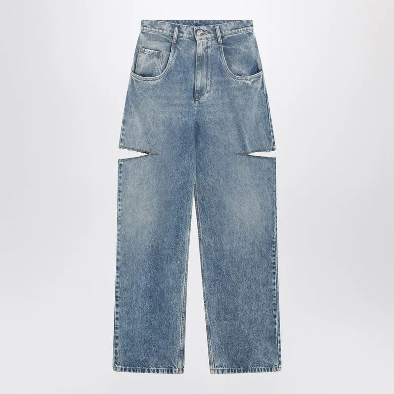 Loose Blue Jeans With Drawstrings sold by Wanan Luxury