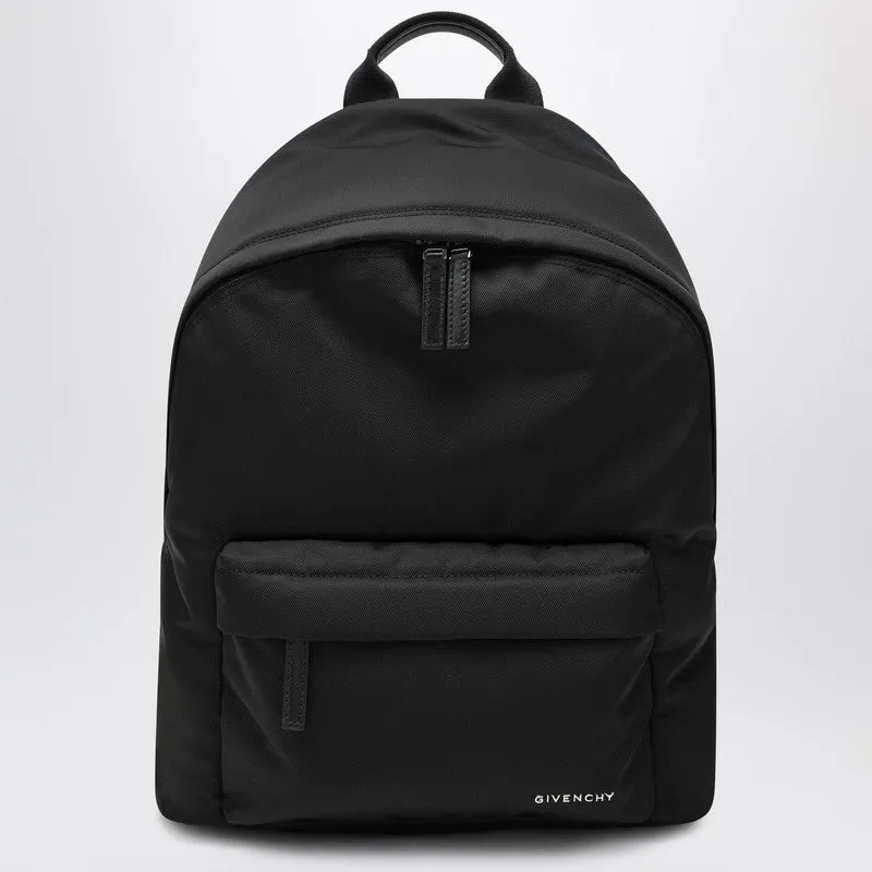 Essential U Backpack In Black Nylon sold by Wanan Luxury