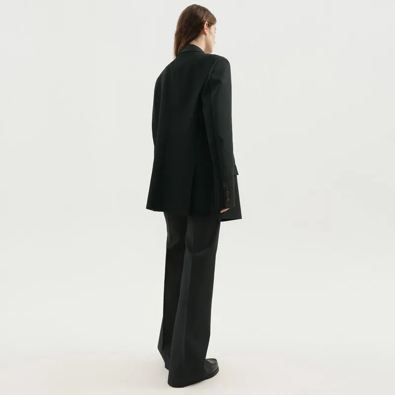 Dark Green Double-Breasted Blazer sold by Wanan Luxury product image thumbnail 2