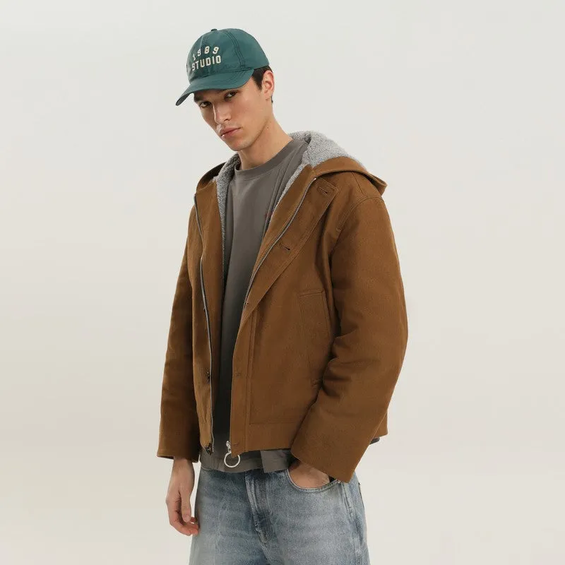 Brown Workwear Jacket sold by Wanan Luxury product image thumbnail 2