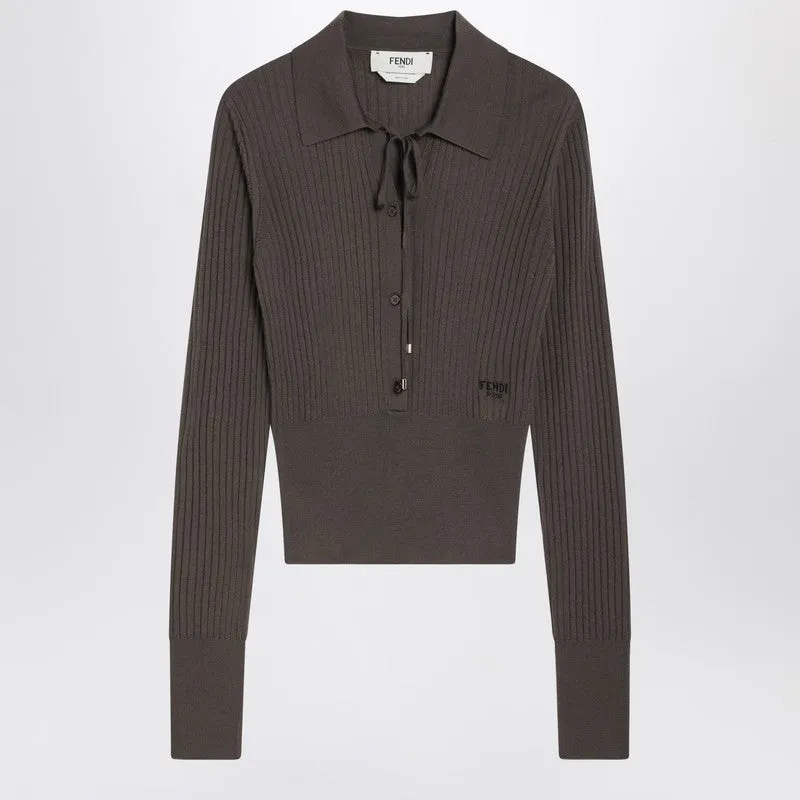Brown Wool Jumper sold by Wanan Luxury