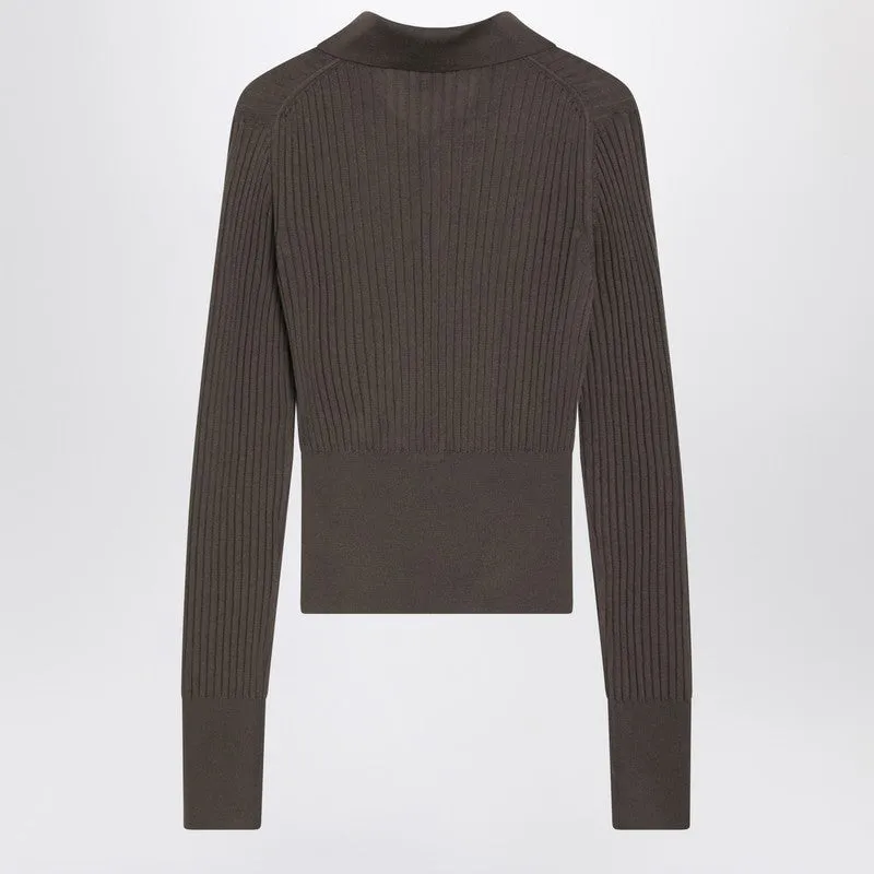 Brown Wool Jumper sold by Wanan Luxury product image thumbnail 2