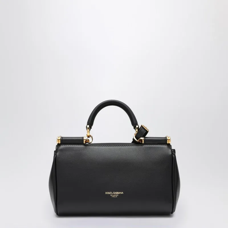 Small My Sicily Handbag In Black Leather sold by Wanan Luxury product image thumbnail 2