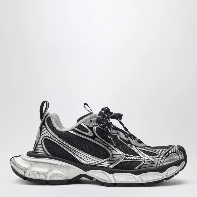 3 Xl Sneakers In Black And Silver With Glitter sold by Wanan Luxury