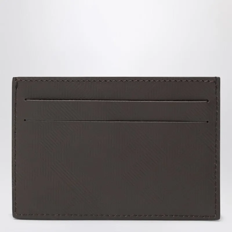 Brown Slim Leather Shadow Card Holder sold by Wanan Luxury product image thumbnail 2
