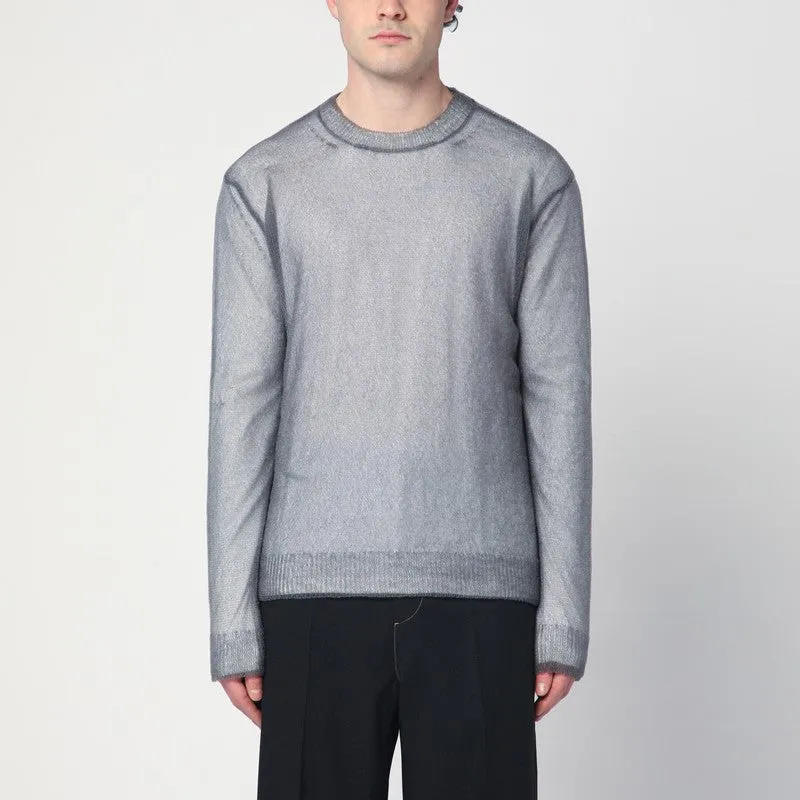 Grey Jumper With Layered Design sold by Wanan Luxury