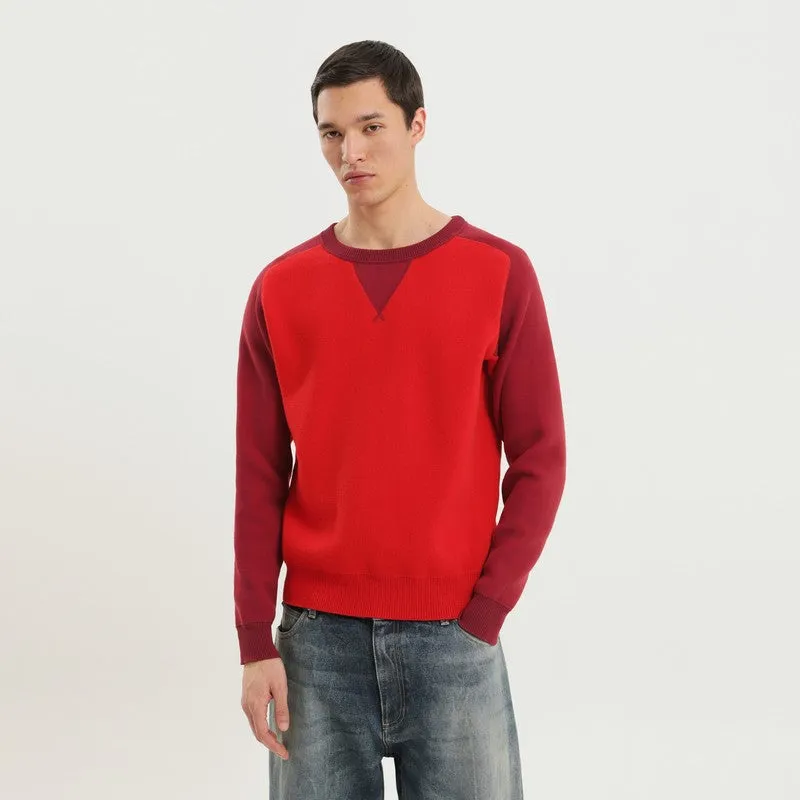 Color Block Crew Neck Sweater sold by Wanan Luxury