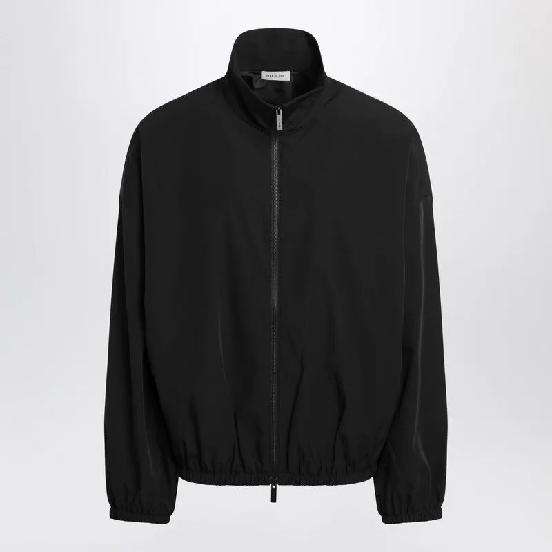 Black Nylon Track Jacket made by Fear of God