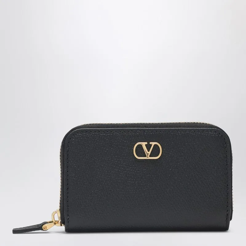 Vlogo Signature Zip Wallet Black sold by Wanan Luxury