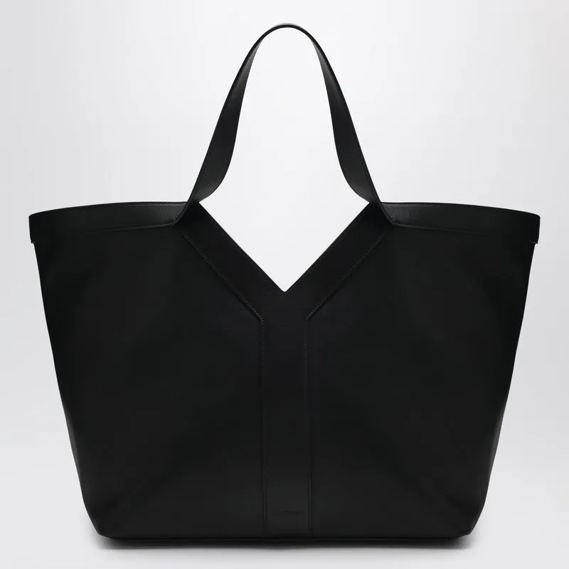 Y Tote Bag In Black Leather made by Yves Saint Laurent
